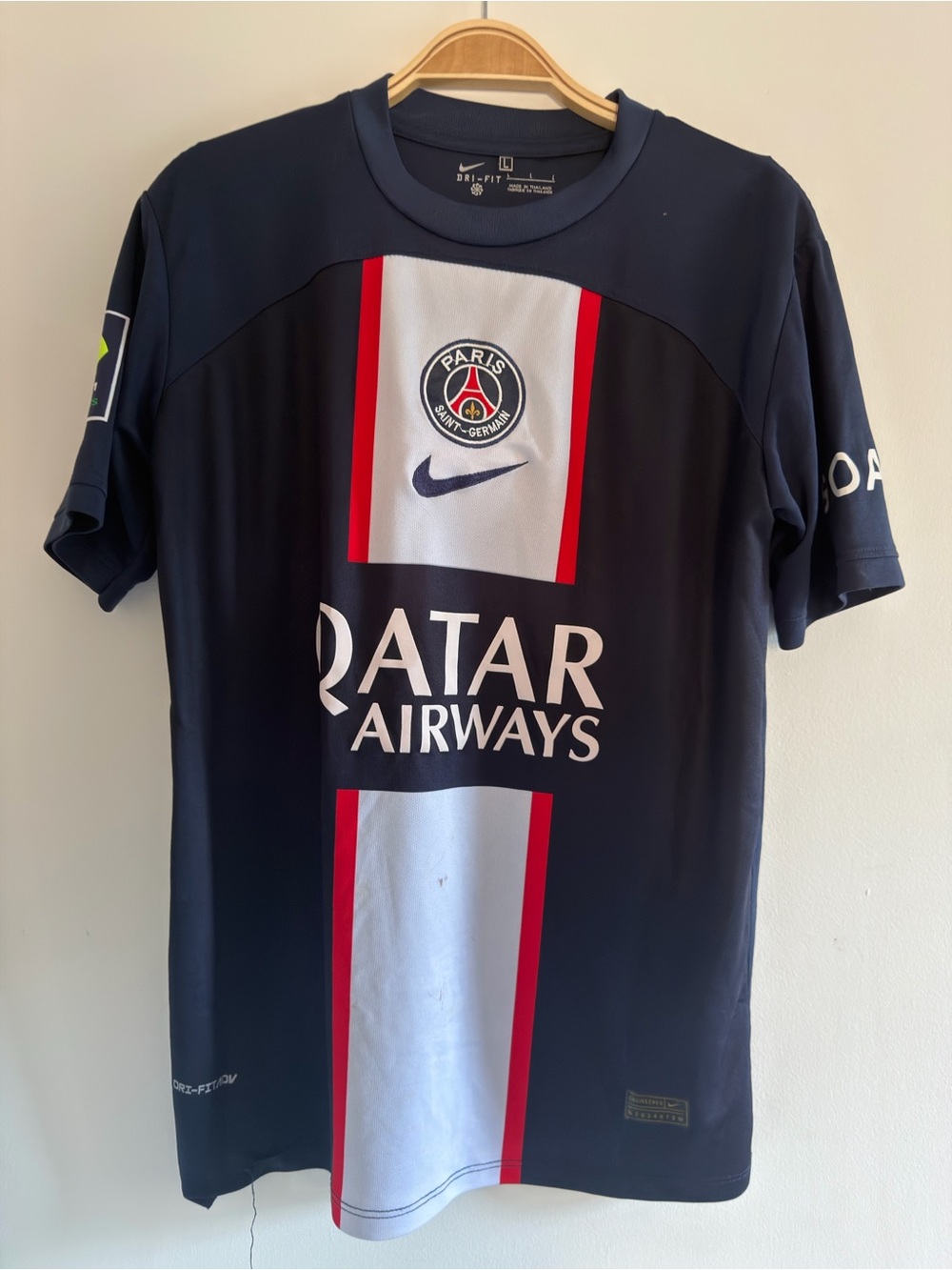 Nike PSG Navy Blue Red White Home Jersey